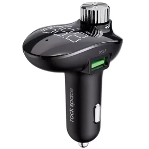 شارژر فندکی و پخش کننده بلوتوث راک Rock Space Car Charger B302 RAU0682